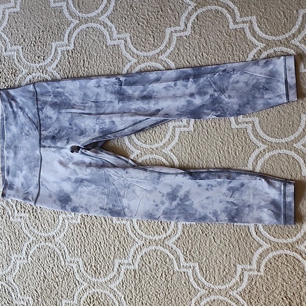 💜 Lululemon Align Pant 25" Diamond Dye Stargaze Pitch Grey